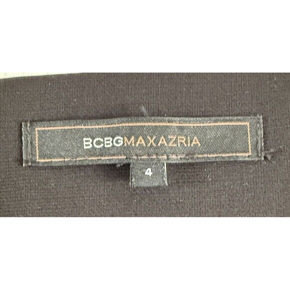 BCBG Maxazria Embroidered Cropped Blazer Jacket Size 4 Black White Red - Picture 4 of 13